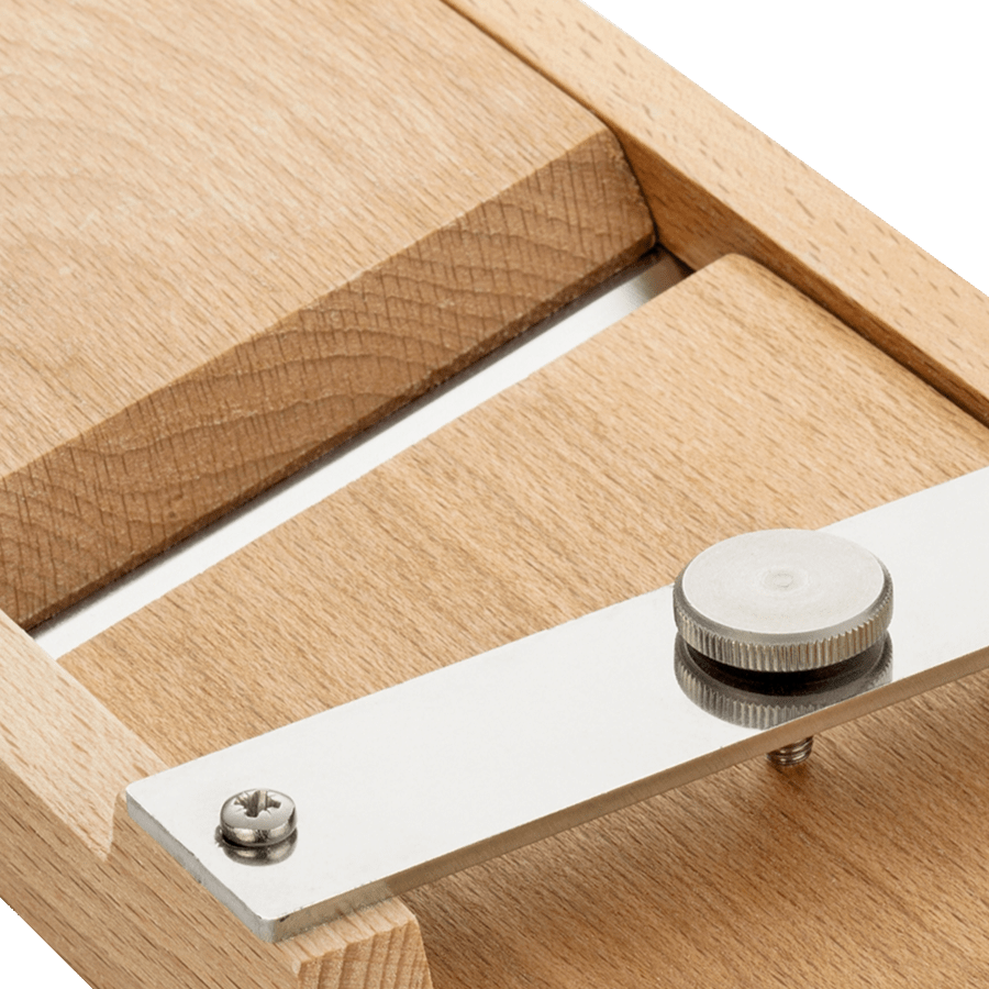 LA BONNE GRAINE WOODEN MANDOLIN KNIFE GREEN - DYKE & DEAN