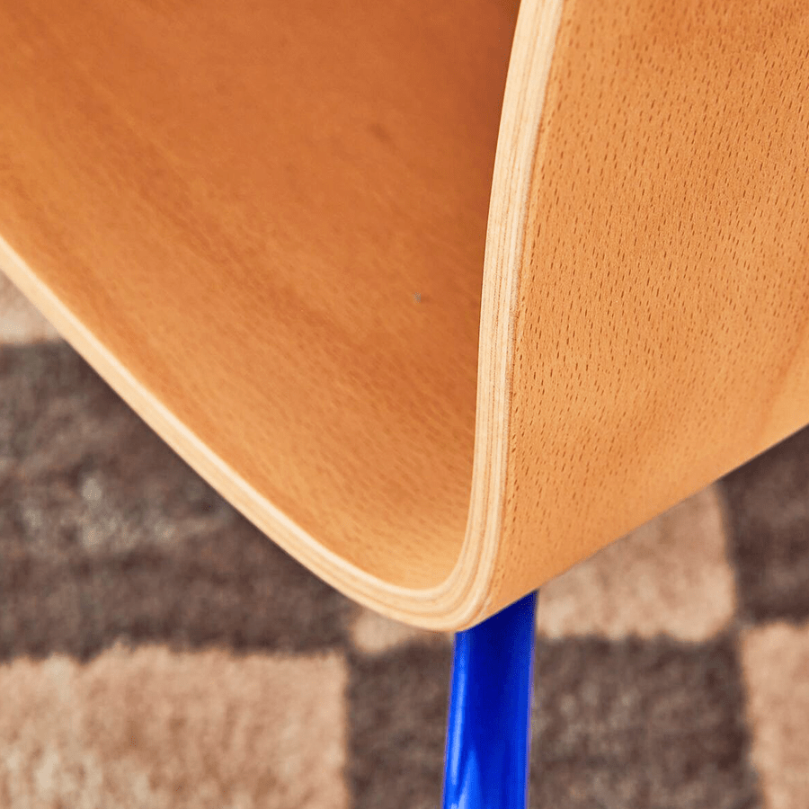 LA CHAISE FRANCAISE CL10 BLUE LEG CHAIR - DYKE & DEAN