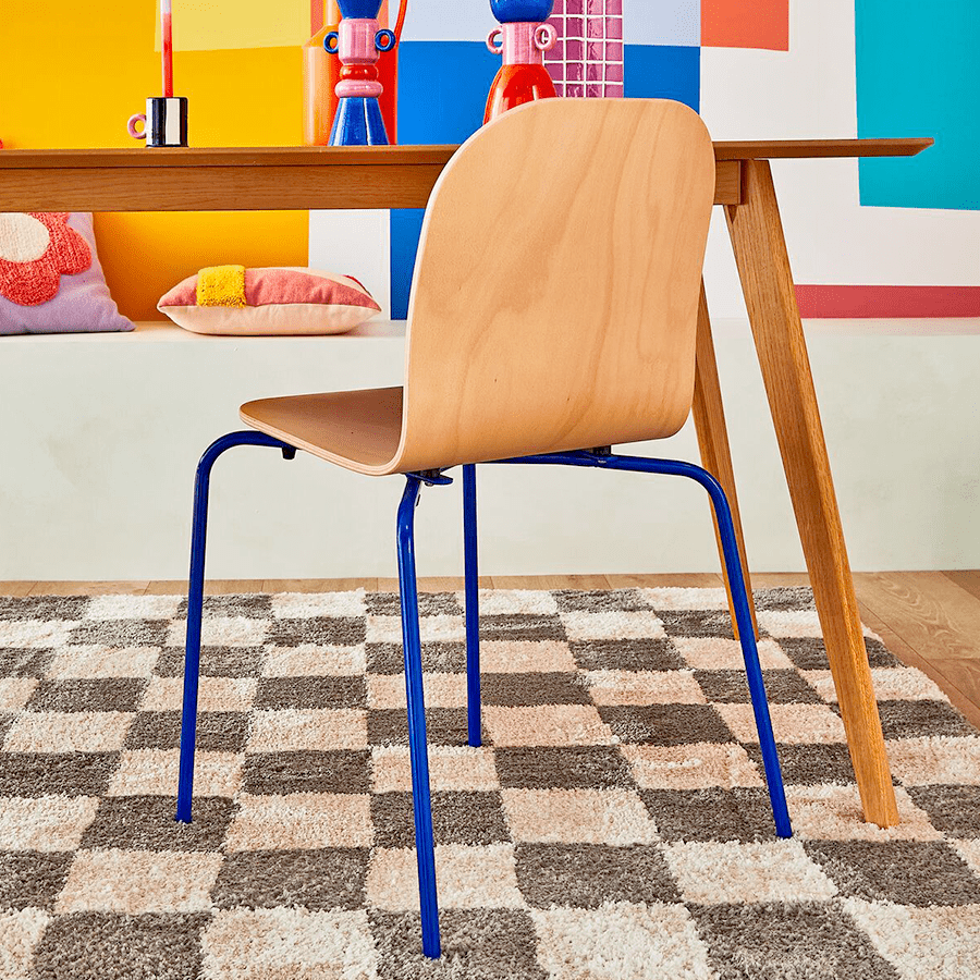 LA CHAISE FRANCAISE CL10 BLUE LEG CHAIR - DYKE & DEAN