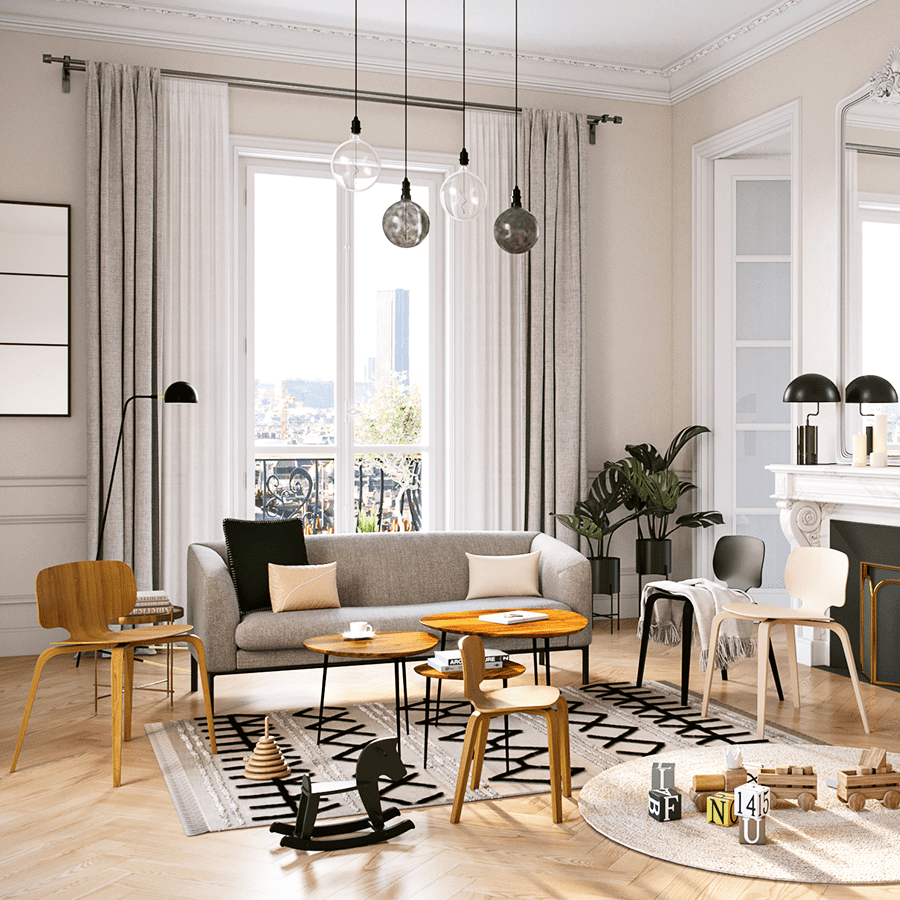 LA CHAISE FRANCAISE H10 CHAIR YELLOW - DYKE & DEAN