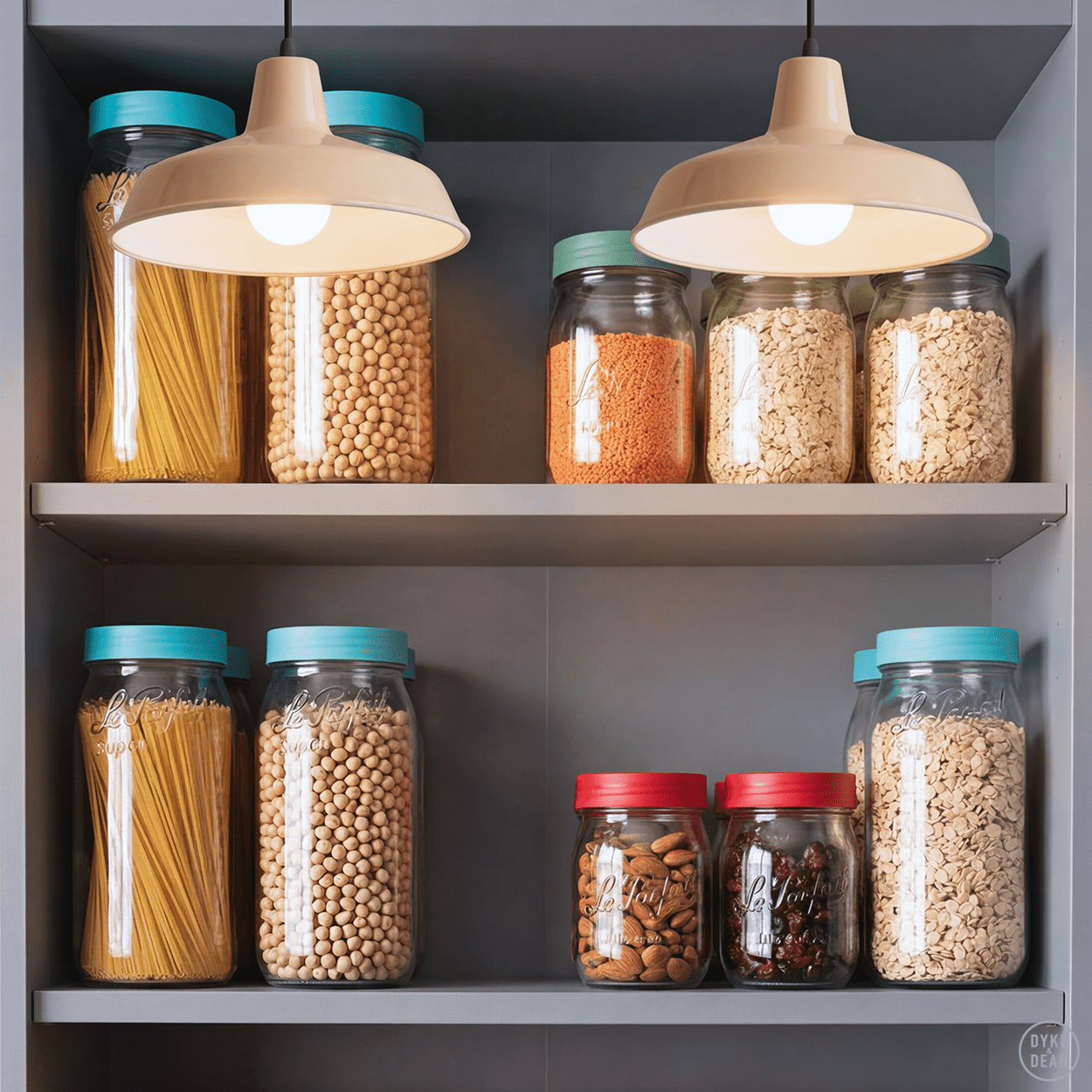 LE PARFAIT TEAL TOP JAR 3.0L - DYKE & DEAN