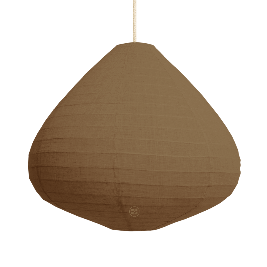 LOUIS NATURAL LINEN LIGHT SHADE 50CM - DYKE & DEAN