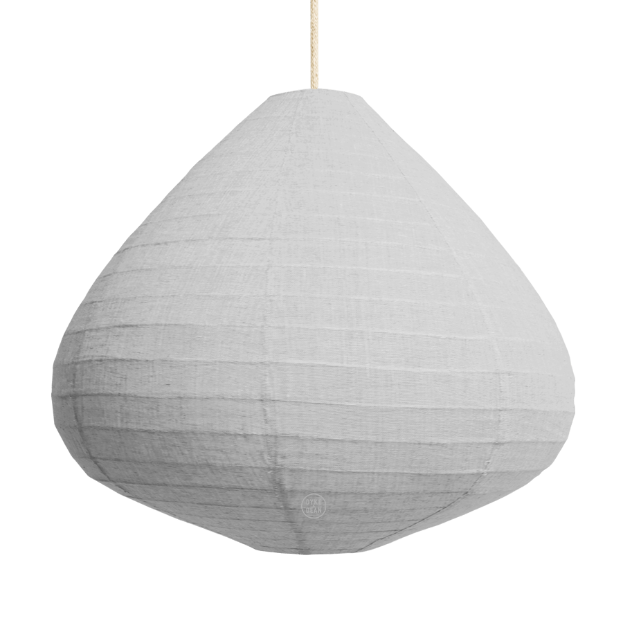 LOUIS NATURAL LINEN LIGHT SHADE 65CM - DYKE & DEAN