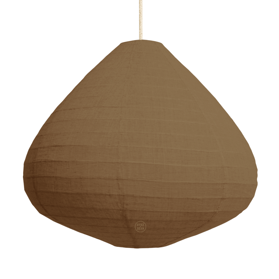 LOUIS NATURAL LINEN LIGHT SHADE 65CM - DYKE & DEAN