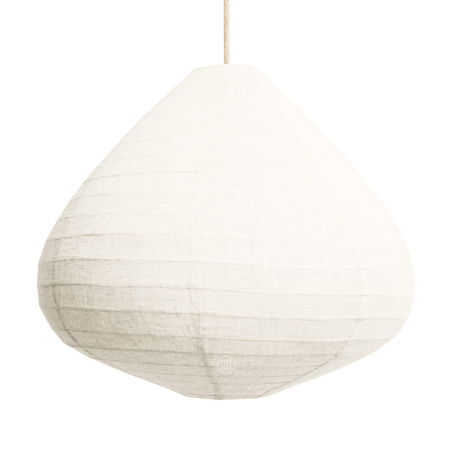 LOUIS NATURAL LINEN LIGHT SHADE 65CM - DYKE & DEAN