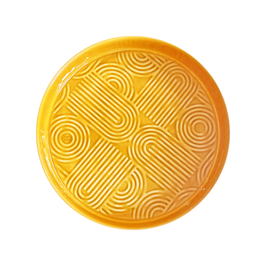 LUX PLATEAU TRAY YELLOW 350mm - DYKE & DEAN
