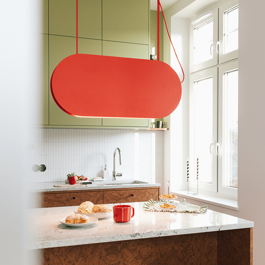 MALUMI A SUSPENSION PENDANT LIGHT BLACK - DYKE & DEAN
