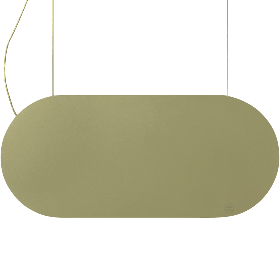 MALUMI A SUSPENSION PENDANT LIGHT OLIVE GREEN - DYKE & DEAN
