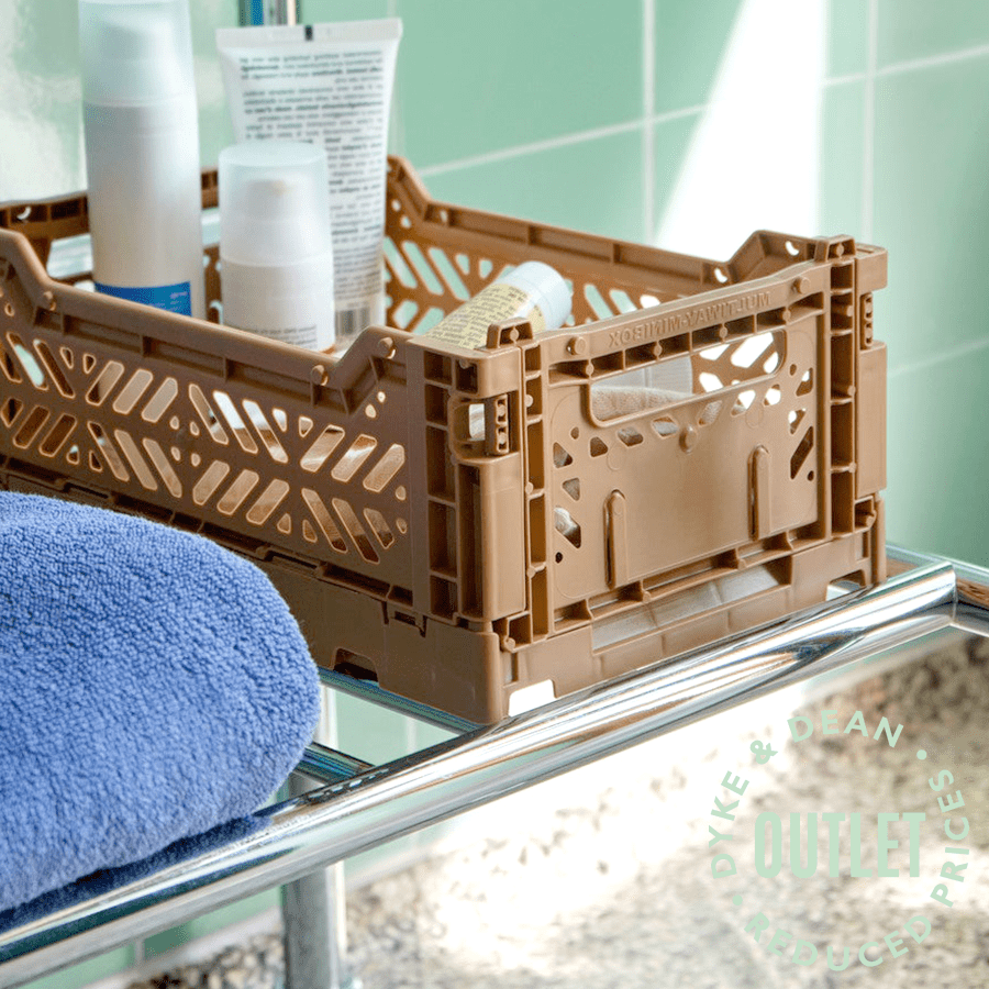 MIDI STACKING CRATE NAVY BLUE OUTLET - DYKE & DEAN