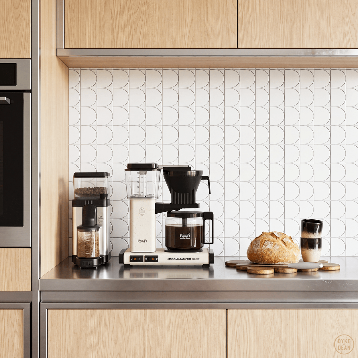 MOCCAMASTER COFFEE BREWER OFF - WHITE - DYKE & DEAN