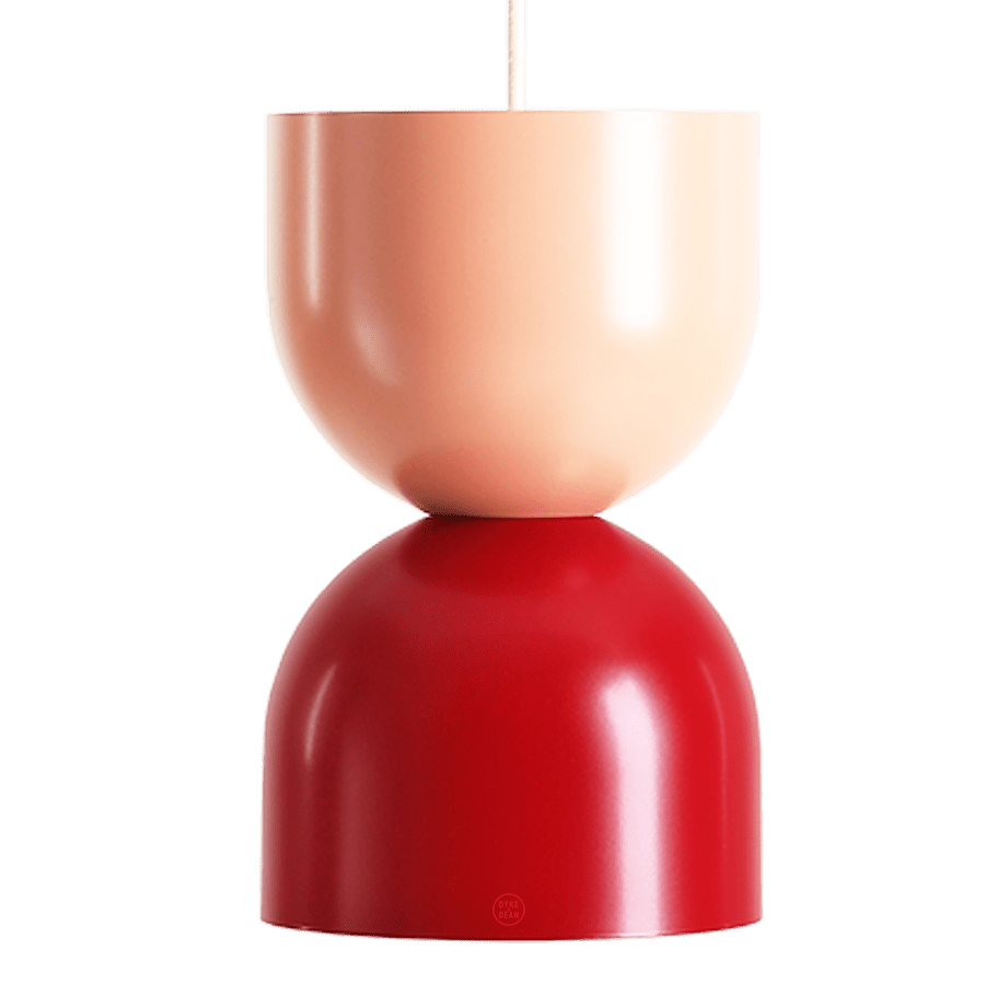 MODULAR PENDANT RED & CORAL - DYKE & DEAN