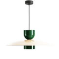 MODULAR PENDANT UTO LIGHT DARK BEIGE & GREEN - DYKE & DEAN