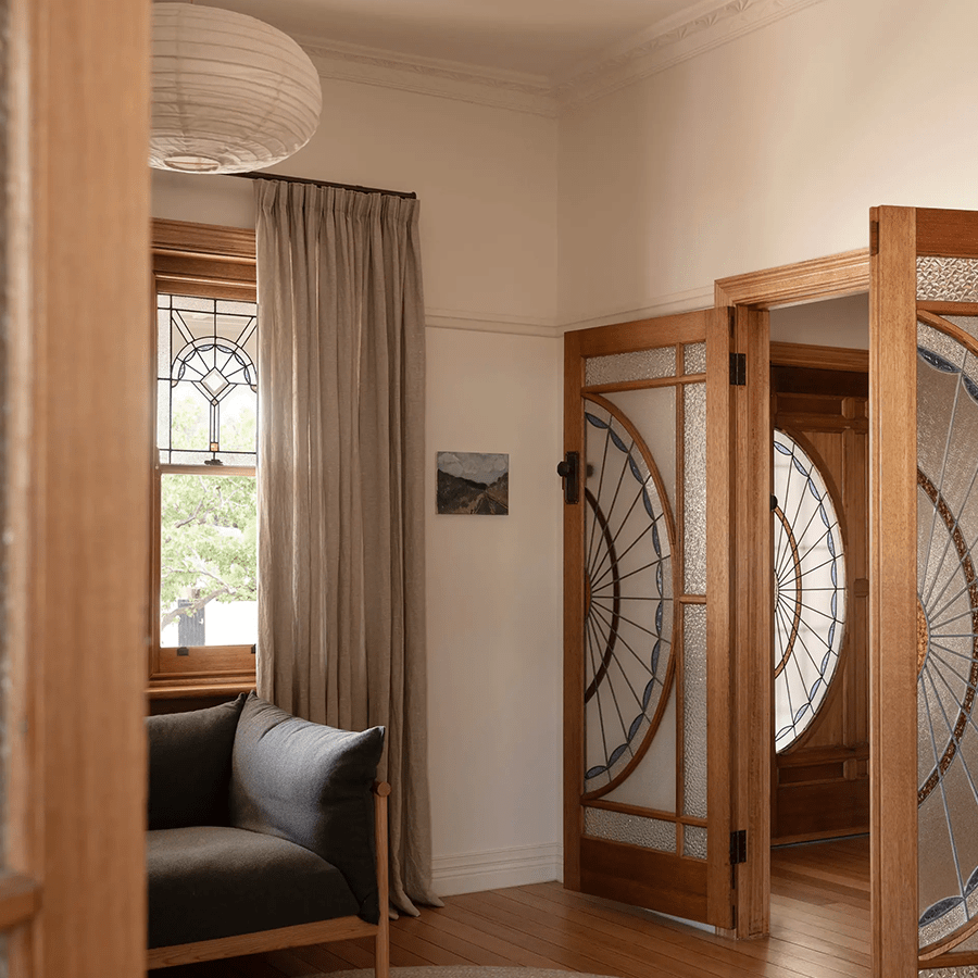 MOLA LINEN LIGHT SHADE 60CM - DYKE & DEAN