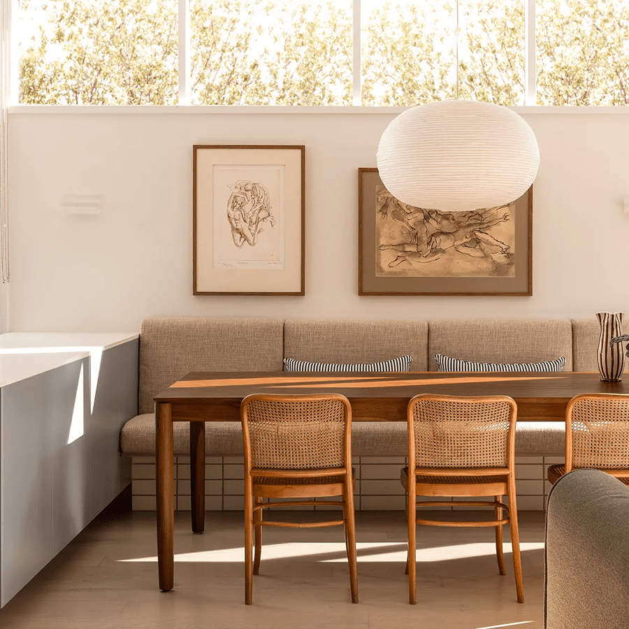 MOLA LINEN LIGHT SHADE 60CM - DYKE & DEAN