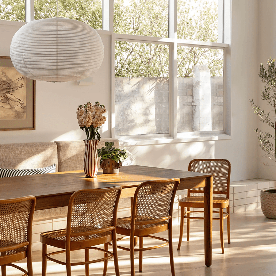 MOLA LINEN LIGHT SHADE 80CM - DYKE & DEAN