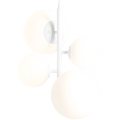 MULTI OPAL GLOBE BLOOM PENDANT LIGHT WHITE - DYKE & DEAN