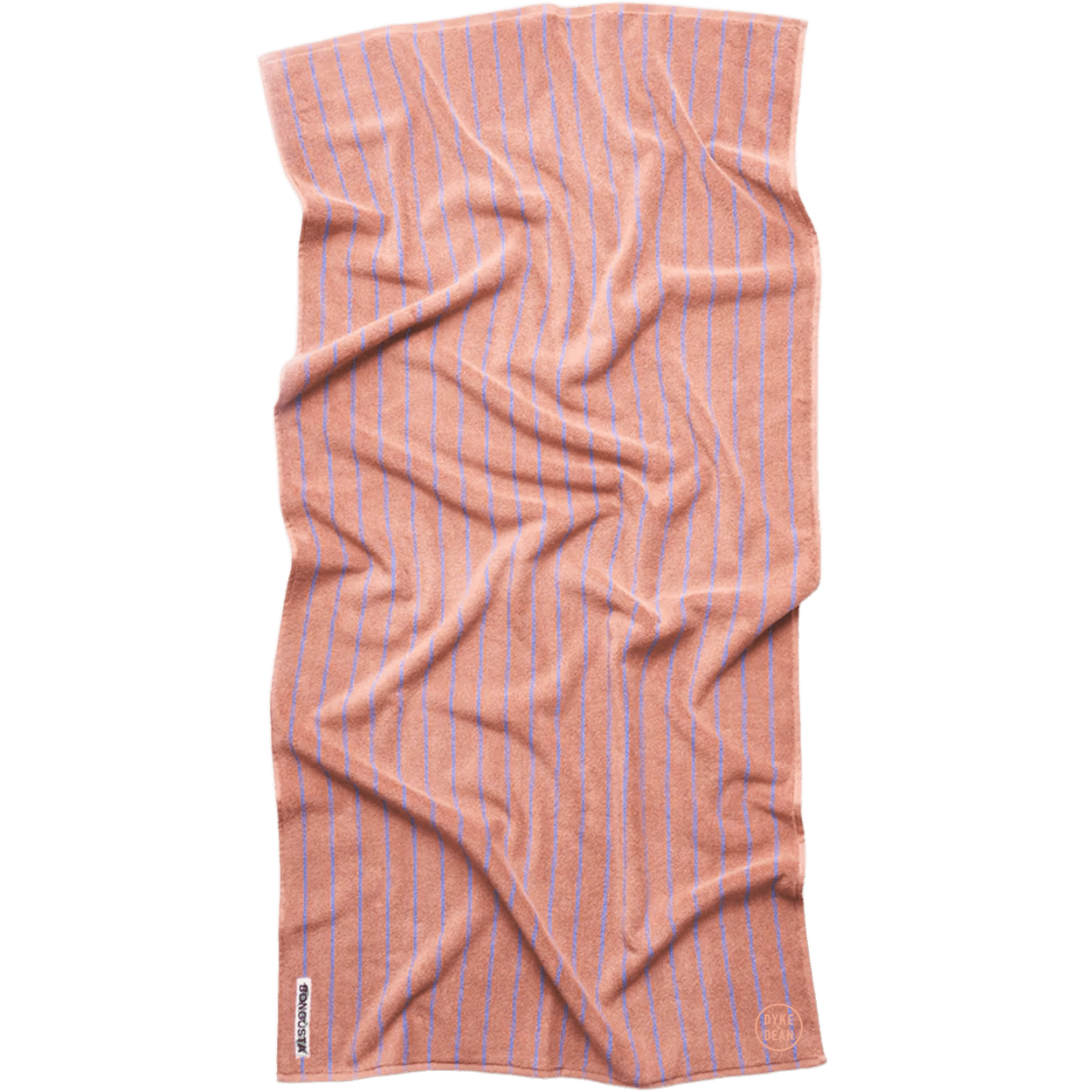 NARAM BATH TOWELS CAMEL & ULTRAMARINE BLUE - DYKE & DEAN