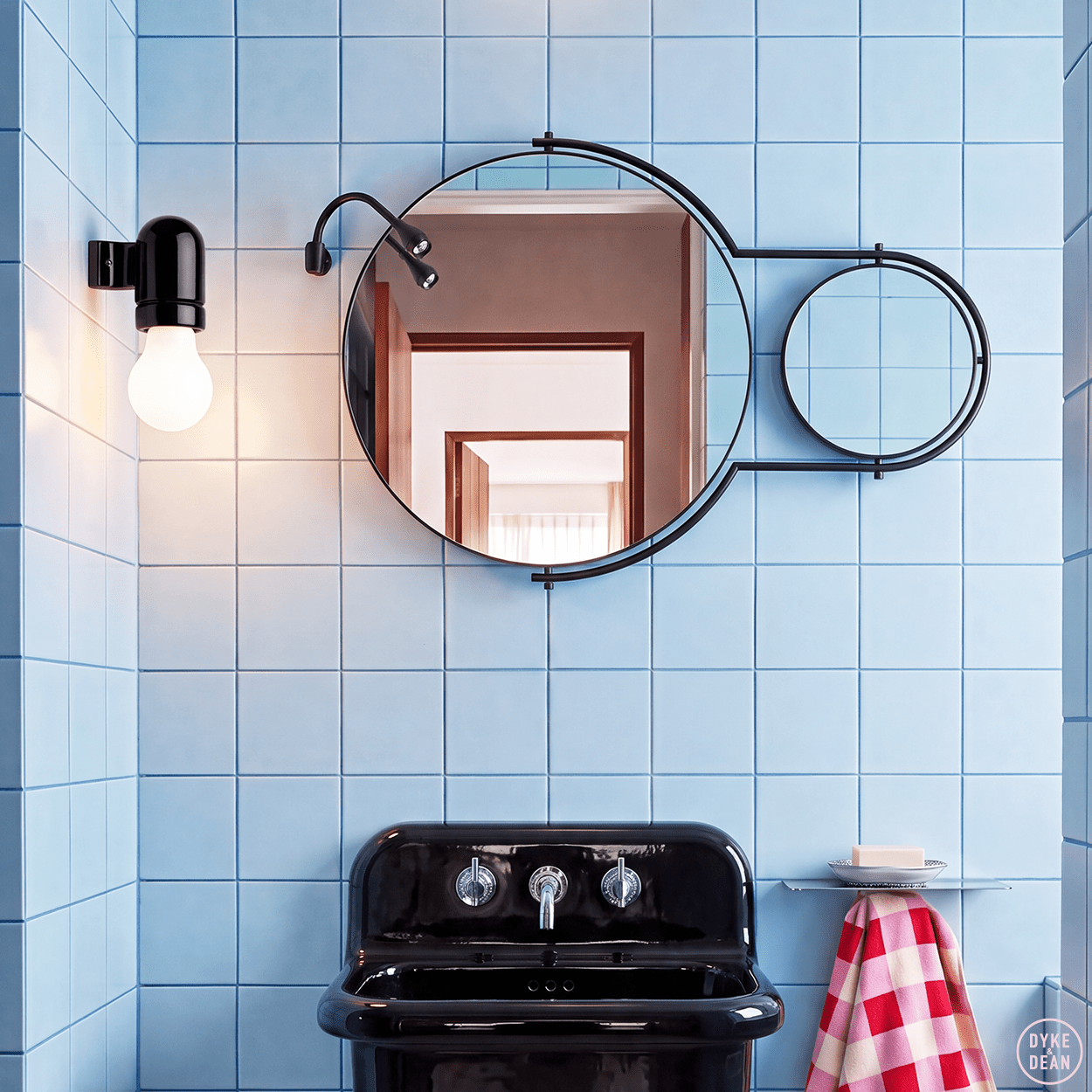 OMK ORBIT. 1965 MIRROR BLACK - DYKE & DEAN