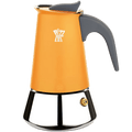 PEZZETTI 2 CUP COFFEE MAKER INDUCTION HOB ORANGE - DYKE & DEAN
