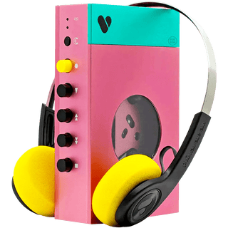 PINK CASSETTE PLAYER - EDITH - DYKE & DEAN