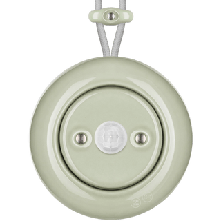 PORCELAIN KATY PATY COLONA ROUND SURFACE MOUNTED MOTION SENSOR GREY GREEN - DYKE & DEAN