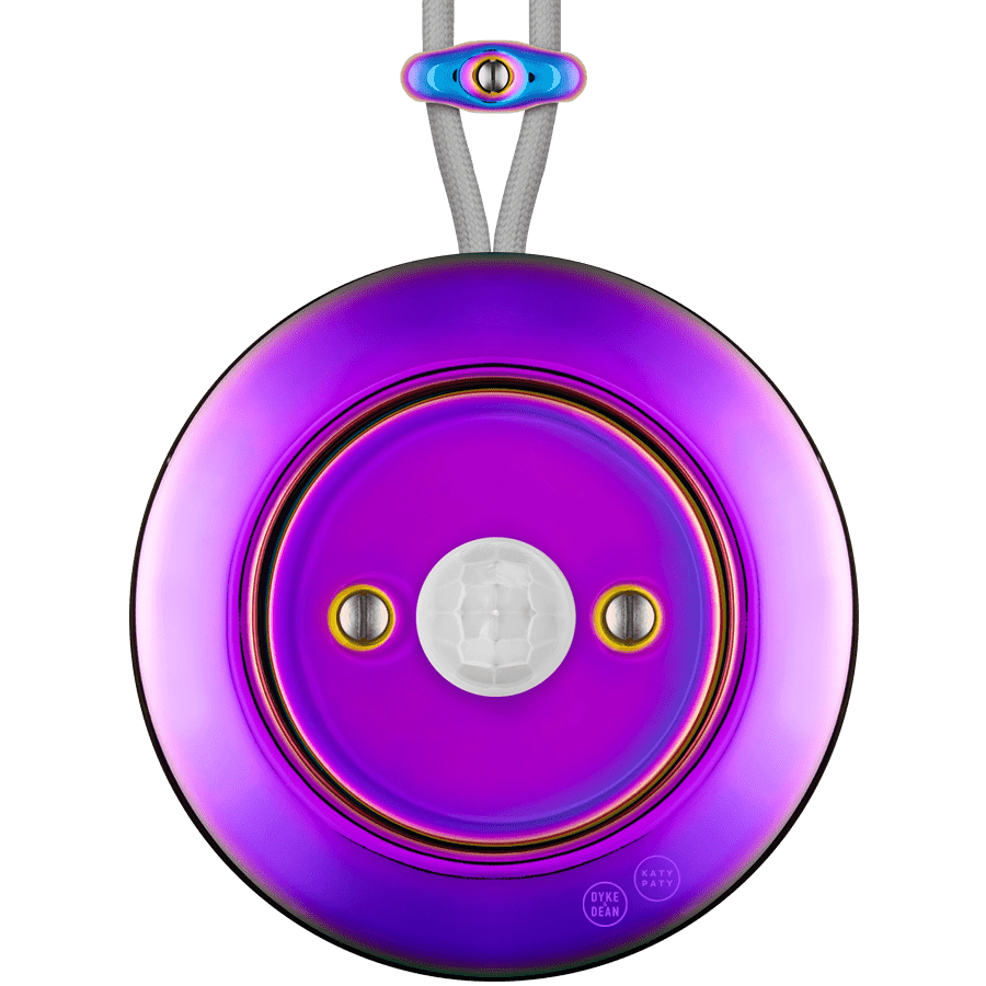 PORCELAIN KATY PATY COLONA ROUND SURFACE MOUNTED MOTION SENSOR VIOLEDO - DYKE & DEAN