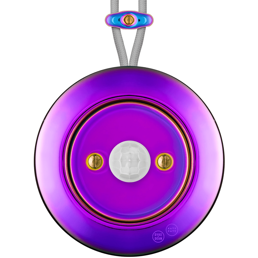 PORCELAIN KATY PATY COLONA ROUND SURFACE MOUNTED MOTION SENSOR VIOLEDO - DYKE & DEAN