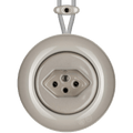 PORCELAIN KATY PATY COLONA ROUND SURFACE MOUNTED SWISS SOCKET CAPPUCCINO - DYKE & DEAN