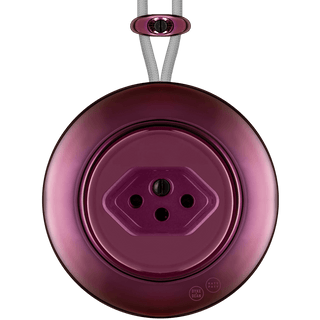 PORCELAIN KATY PATY COLONA ROUND SURFACE MOUNTED SWISS SOCKET PURPLE - DYKE & DEAN