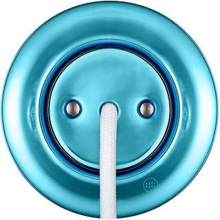 PORCELAIN WALL CABLE GLAND SOCKET SKY BLUE - DYKE & DEAN