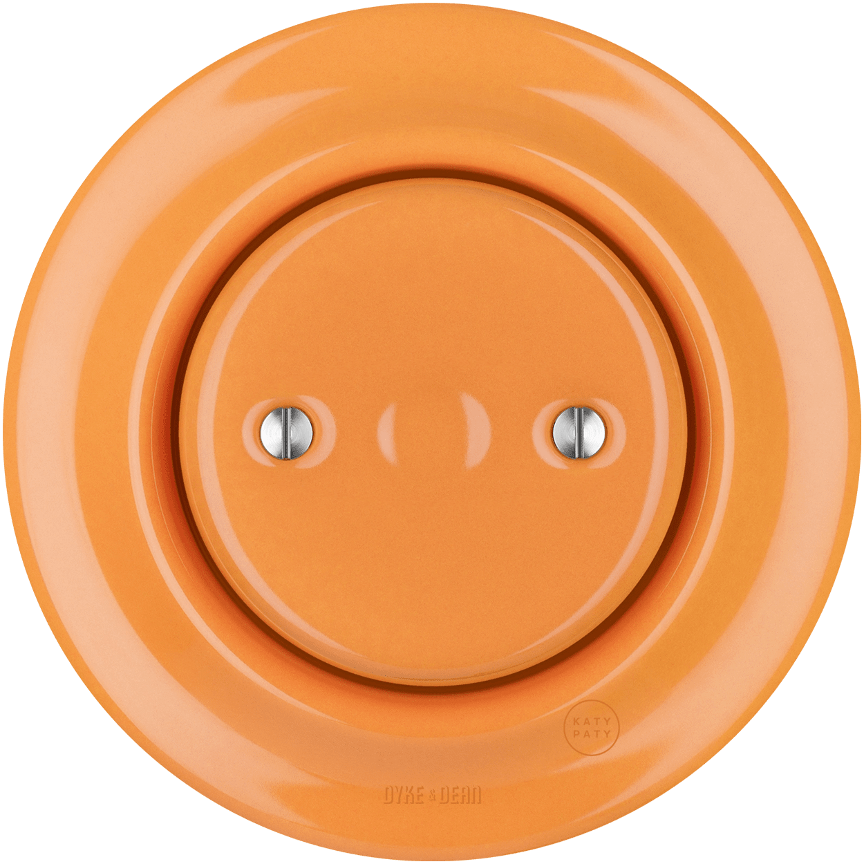 PORCELAIN WALL END PLUG SOCKET CARROT - DYKE & DEAN