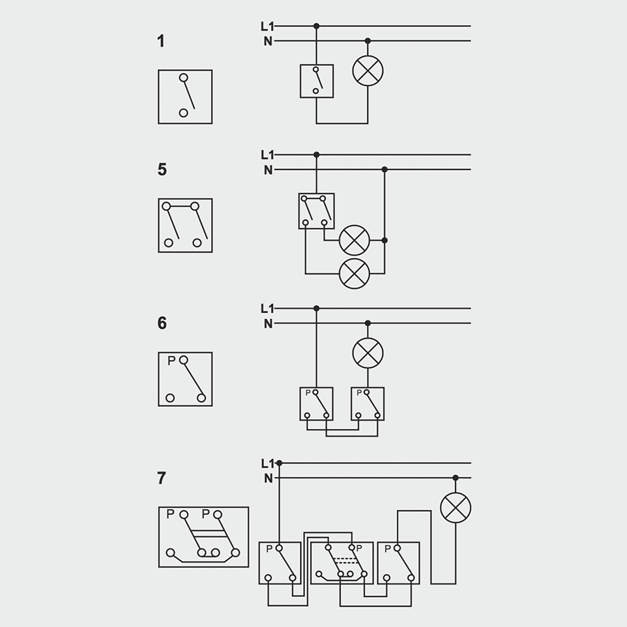 PORCELAIN WALL LIGHT SWITCH CARROT SLIM BUTTON - DYKE & DEAN