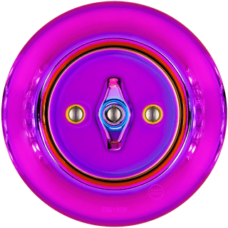PORCELAIN WALL LIGHT SWITCH ROTARY VIOLEDO - DYKE & DEAN