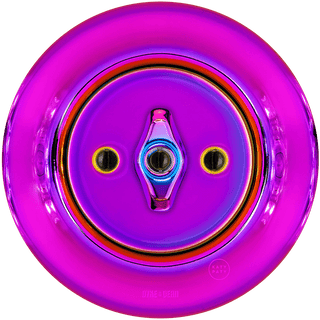 PORCELAIN WALL LIGHT SWITCH ROTARY VIOLEDO - DYKE & DEAN