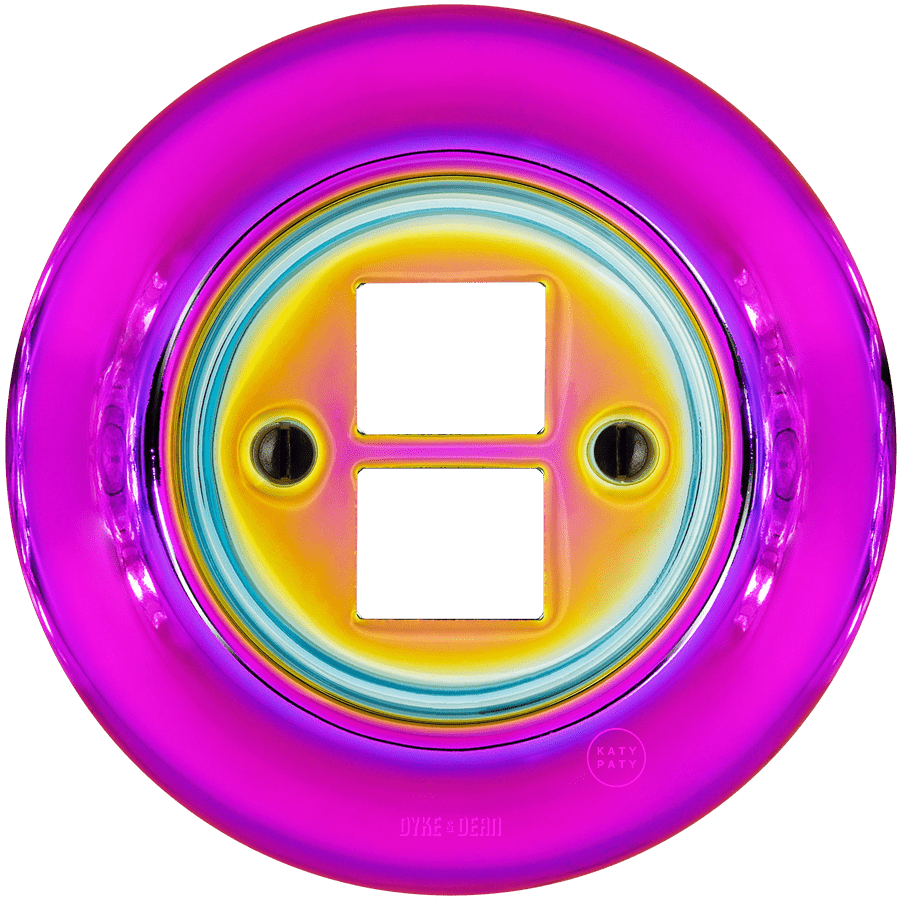 PORCELAIN WALL PC/USB SOCKET VIOLEDO - DYKE & DEAN