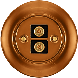 PORCELAIN WALL SPEAKER SOCKET BRONZE - DYKE & DEAN