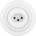PORCELAIN WALL SWISS SOCKET MATT WHITE - DYKE & DEAN