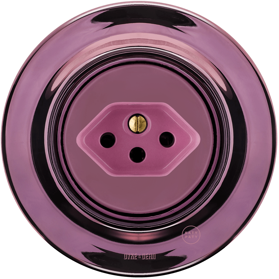 PORCELAIN WALL SWISS SOCKET PURPLE - DYKE & DEAN
