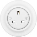 PORCELAIN WALL UK PLUG SOCKET MATT WHITE - DYKE & DEAN