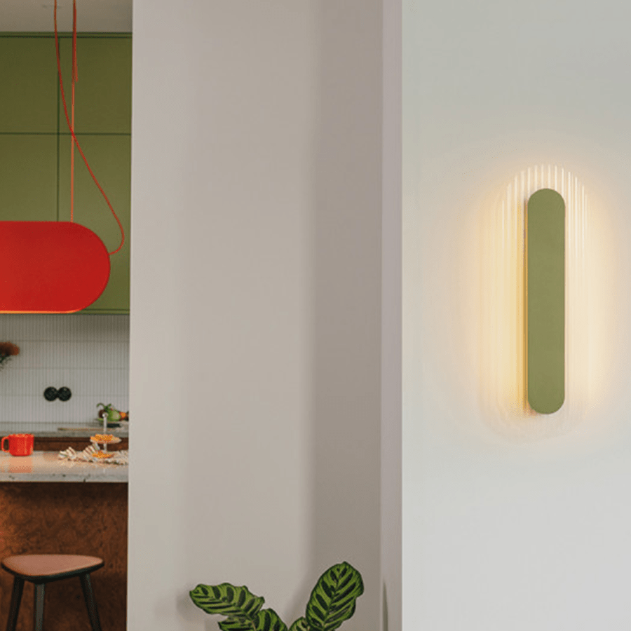 RIFLO LONG WALL LIGHT OLIVE GREEN - DYKE & DEAN