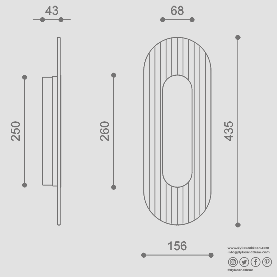 RIFLO SMALL WALL LIGHT OLIVE GREEN - DYKE & DEAN
