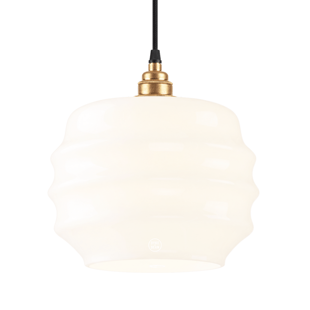RIPPLE OPALINE PENDANT SHADE SMALL - DYKE & DEAN