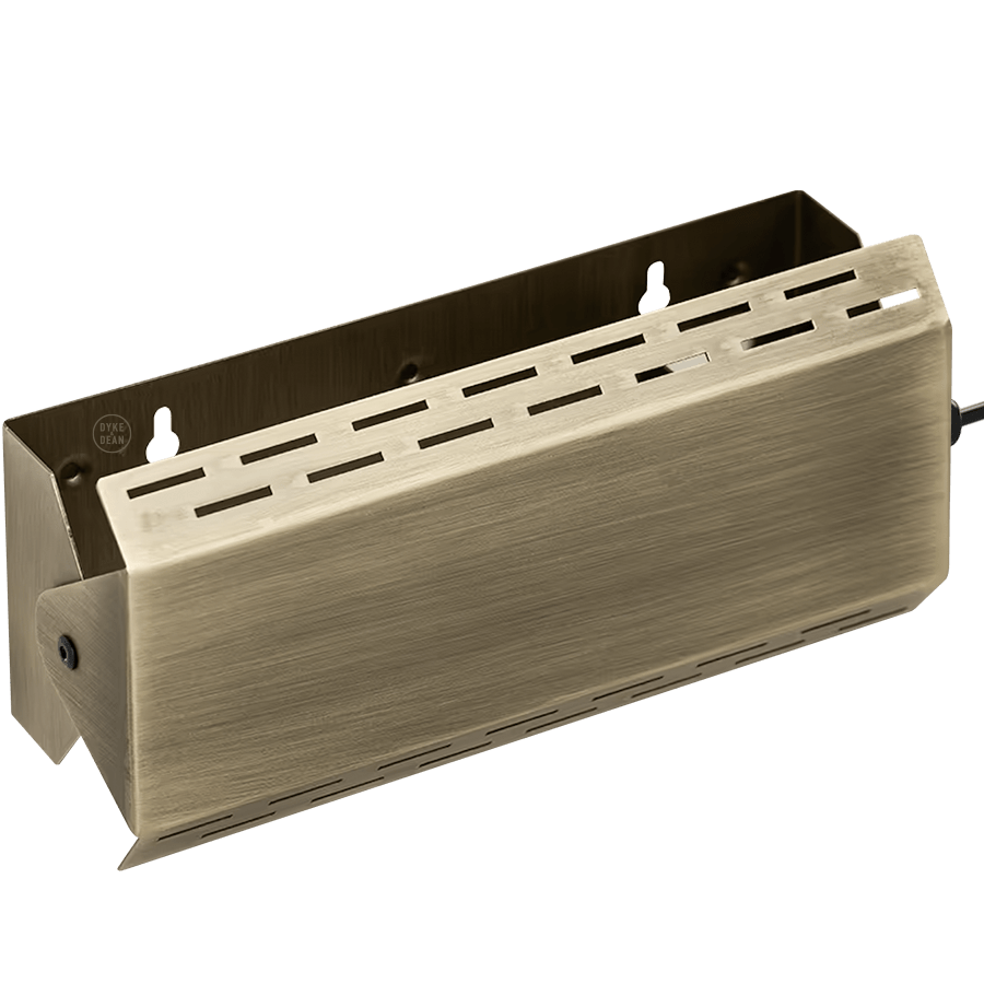 ROTATING SHUTTER PICTURE WALL LIGHT BRASS - DYKE & DEAN