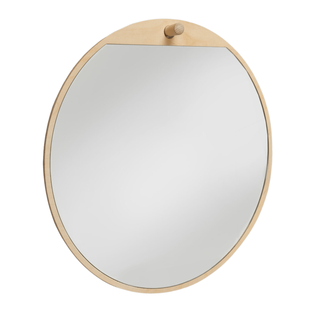 ROUND PLYWOOD MIRROR - DYKE & DEAN