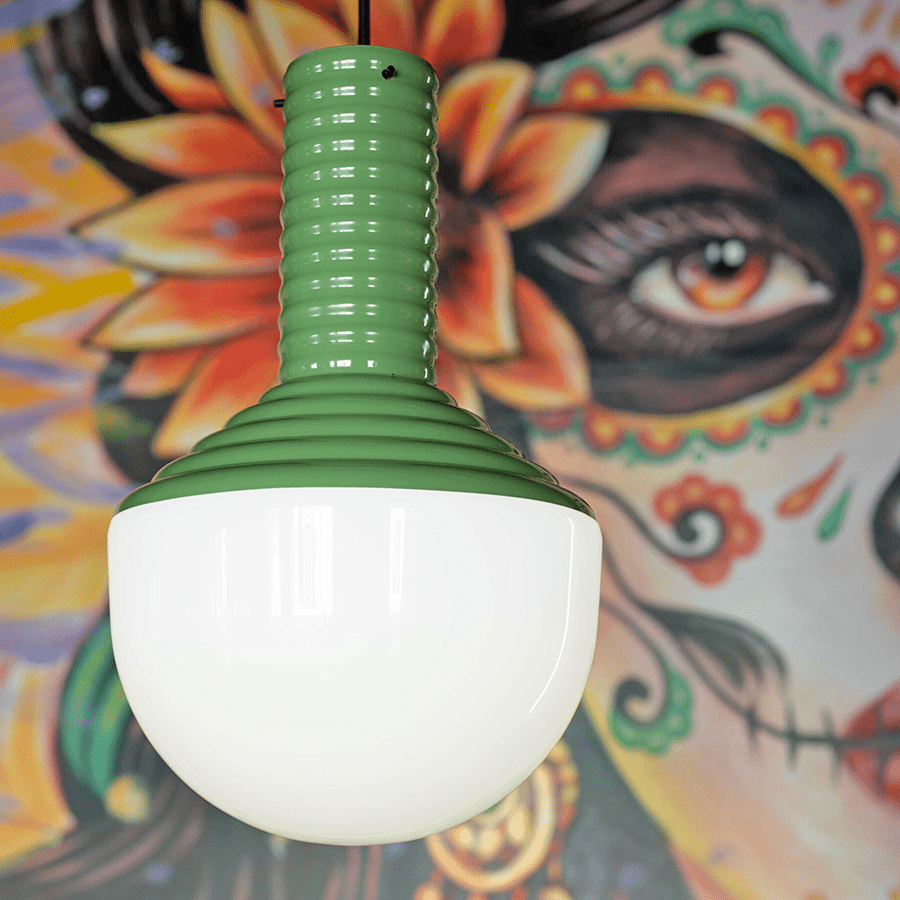 SELARÒN RIBBED CERAMIC PENDANT LAMP - DYKE & DEAN