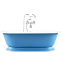 SHABBY ENAMEL CAST IRON BATHTUB COLOUR - DYKE & DEAN