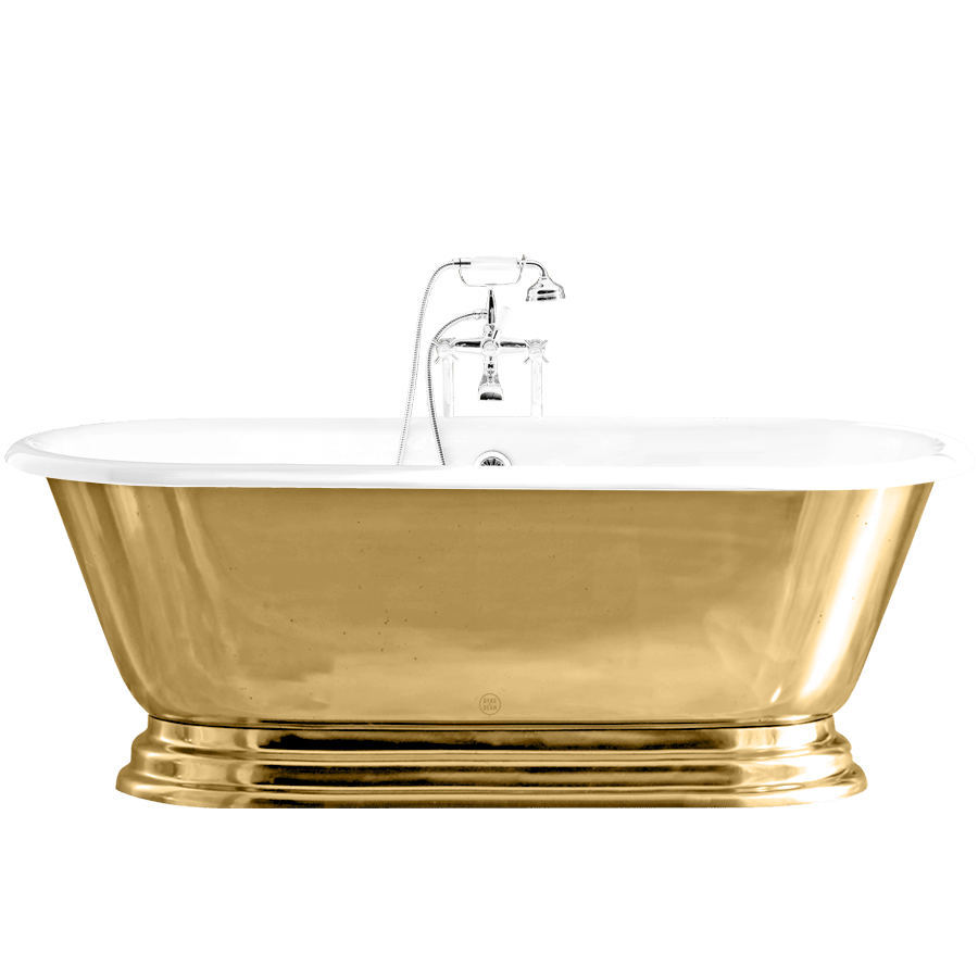 SHABBY ENAMEL CAST IRON BATHTUB METAL - DYKE & DEAN