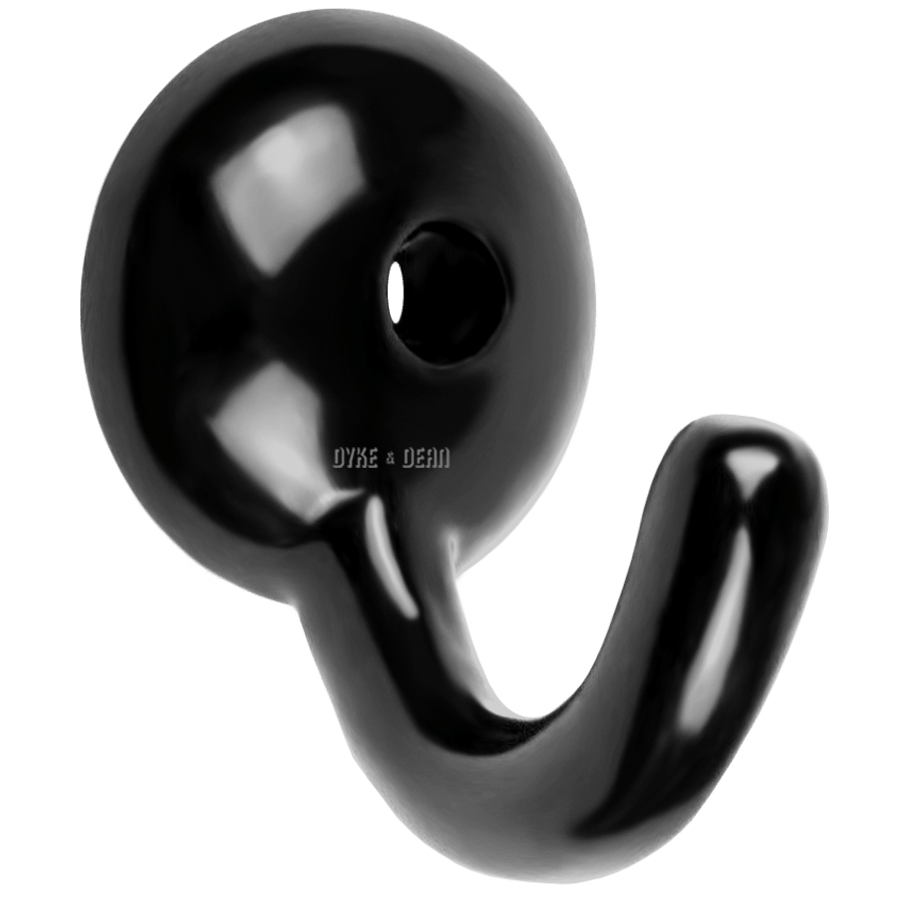 SINGLE BLACK OCTOPUS HOOK - DYKE & DEAN