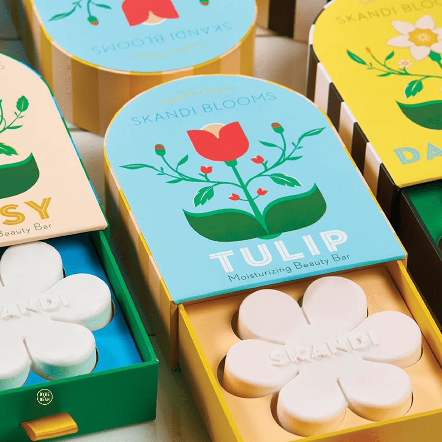 SKANDI BLOOMS TULIP BAR SOAP - DYKE & DEAN