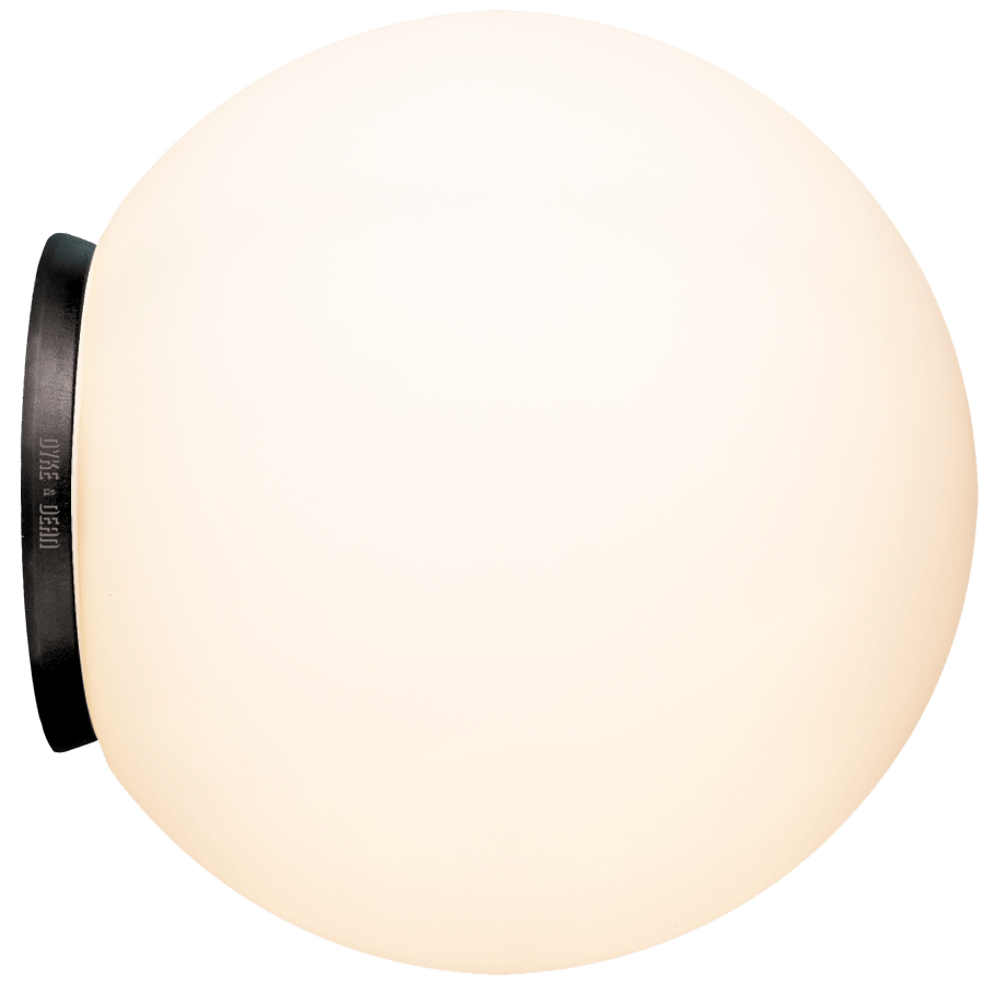 SPHERE LAMP BLACK BASE 400mm - DYKE & DEAN